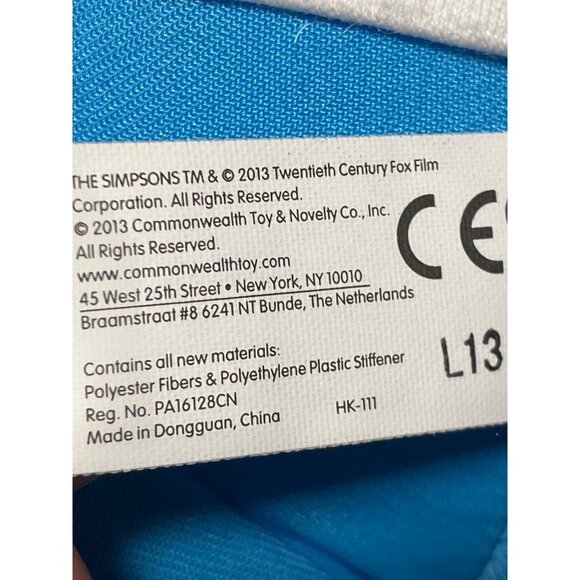 Homer Simpson Doll 2000 Playmates Figure Plush Character - Picture 6 of 7